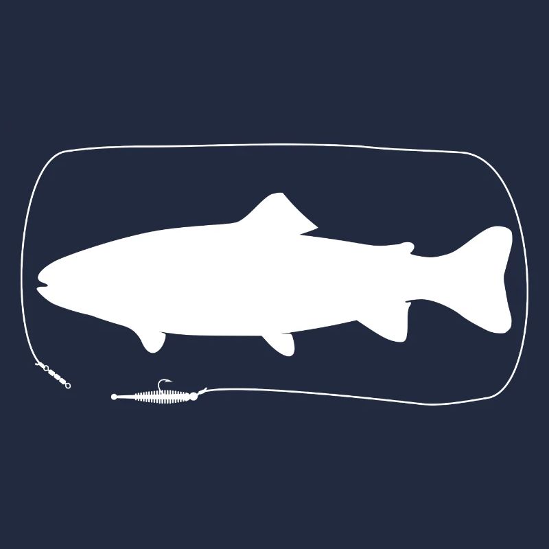 Forelle mit Gummifisch