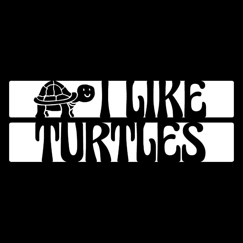 I Like Turtles Cute Tortoise Love Turtle Lover