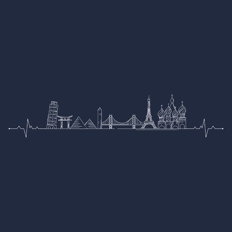 Heartbeat points de repère skyline
