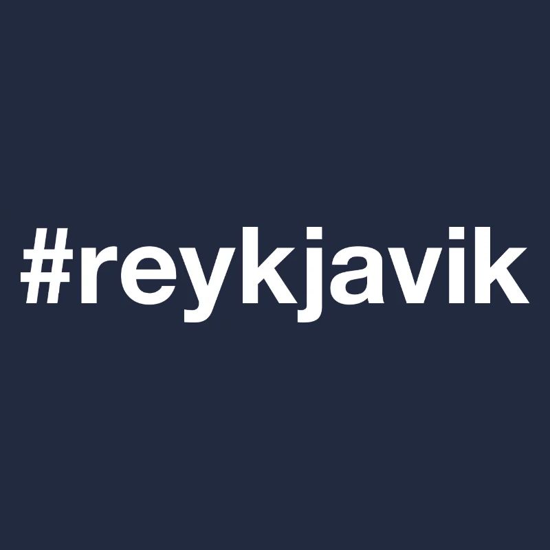 REYKJAVIK Hashtag Île d’Islande