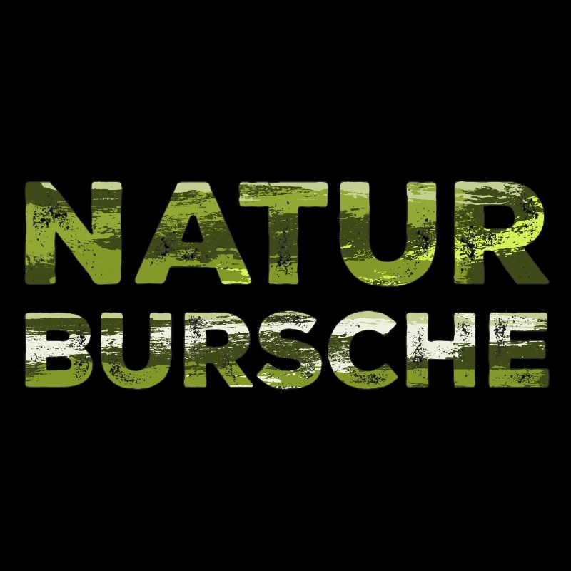 Nature Boy Forest Motif Lettering