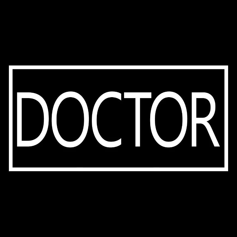 Doktor Arzt stolzer promovierter Doktorand