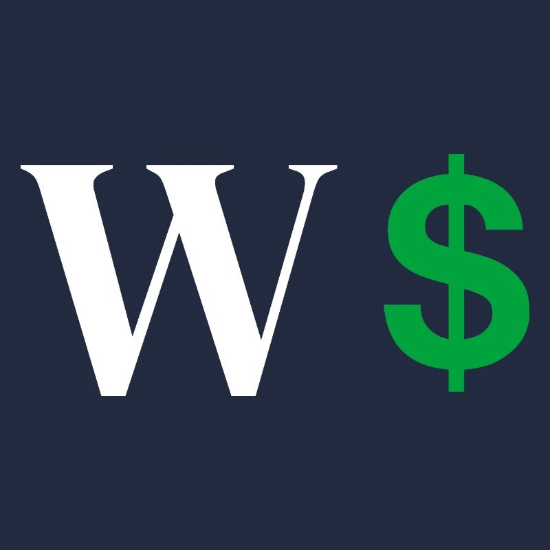 Buchstabe w Dollar