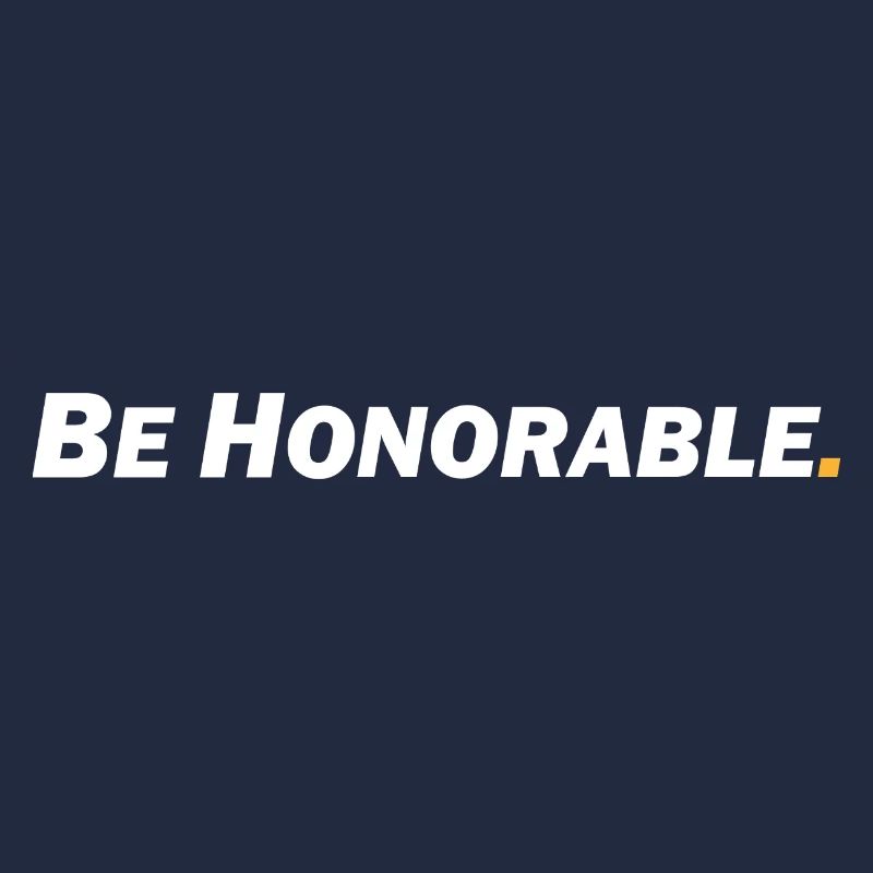 Soyez honorable