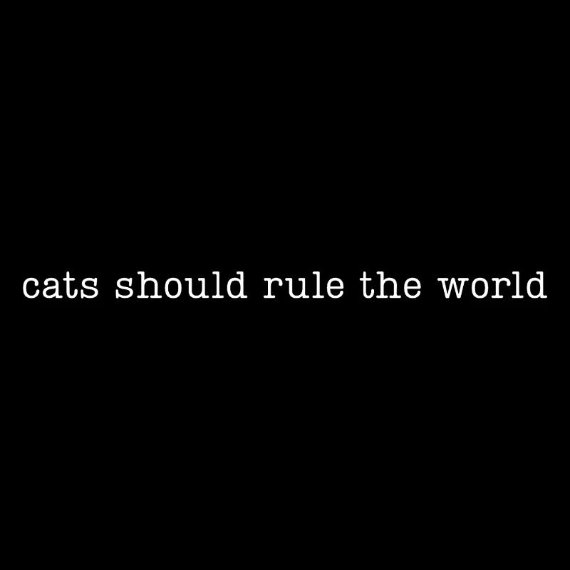 Les chats devraient dominer le monde