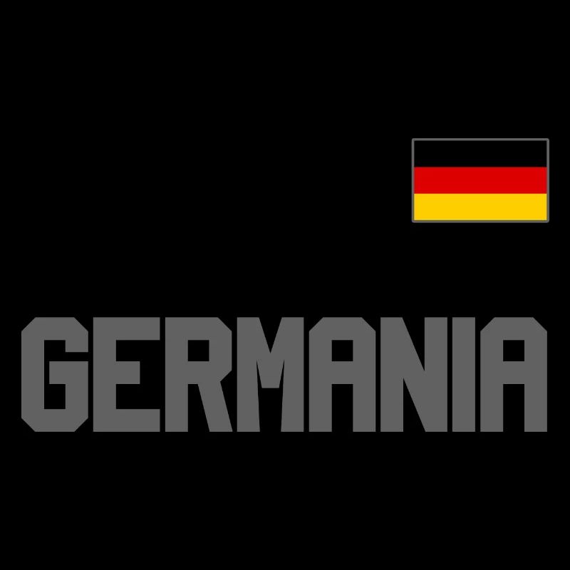 Maillot de l’Allemagne look GERMANIA avec drapeau