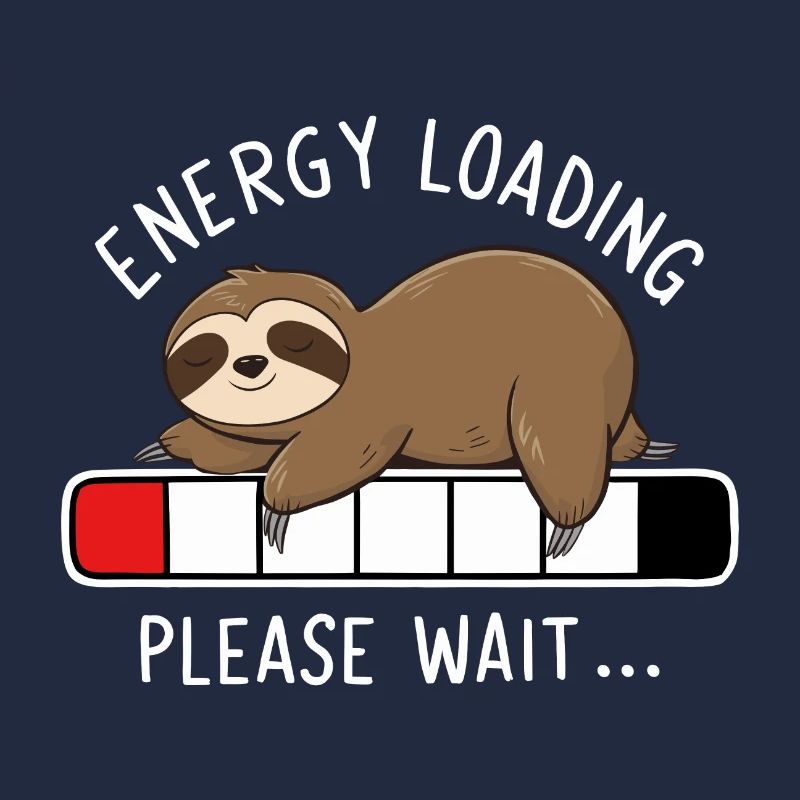 Sleeping Sloth Battery Charging Bar