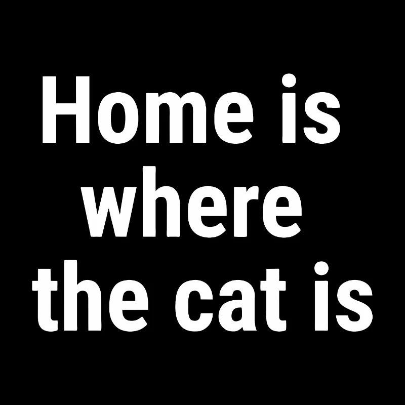 La maison, c’est là où le chat est blanc