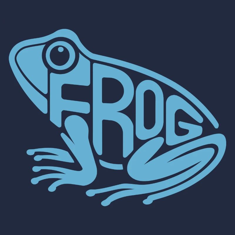 Playful Frog Typography