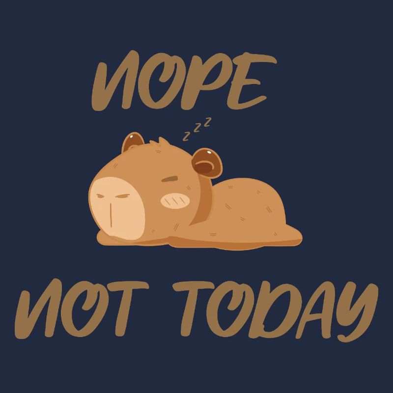 Nope not today capybara