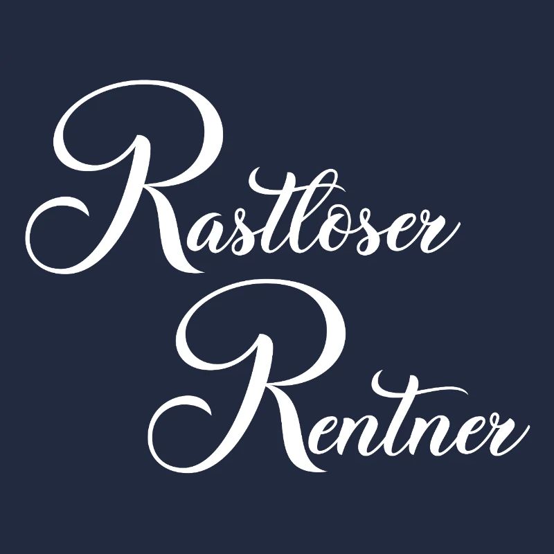 Lettrage de retraité agité