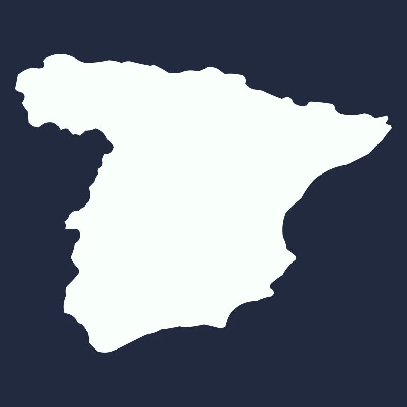 Conception de silhouettes de cartes espagnoles