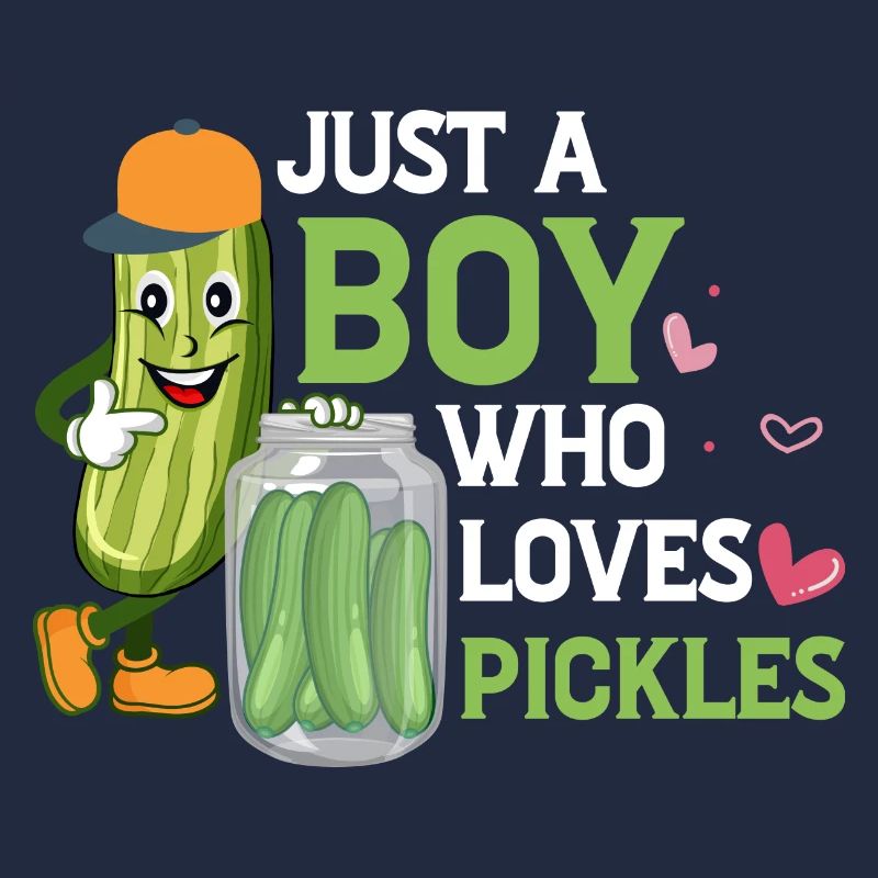 Juste un garçon qui aime les cornichons Aneth Concombre végétalien