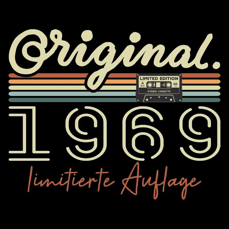 Original 1969 Vintage 1969 Geburtstag Retro 1969