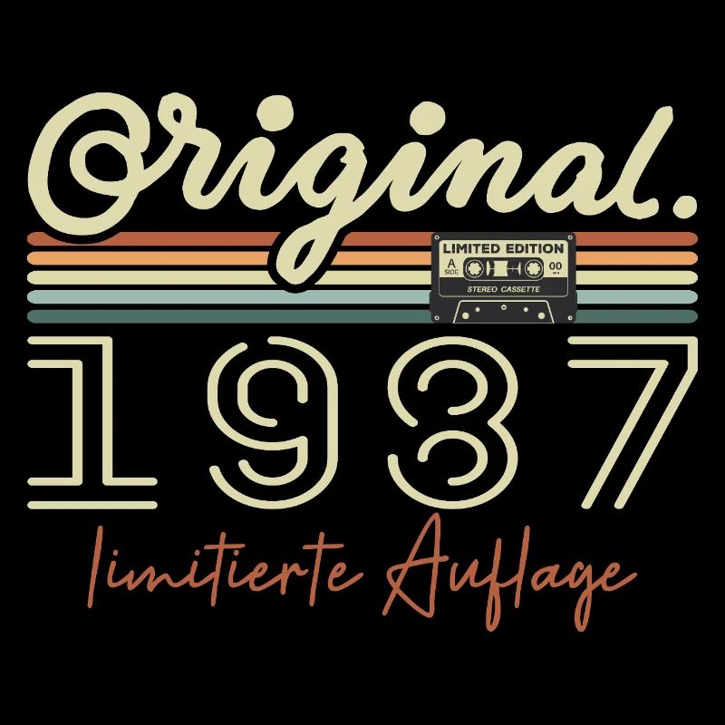 Original 1987 Millésime 1987 Anniversaire Rétro 1987