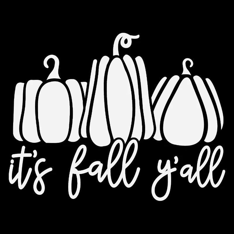 Citrouilles d’automne avec un charmant motif de texte