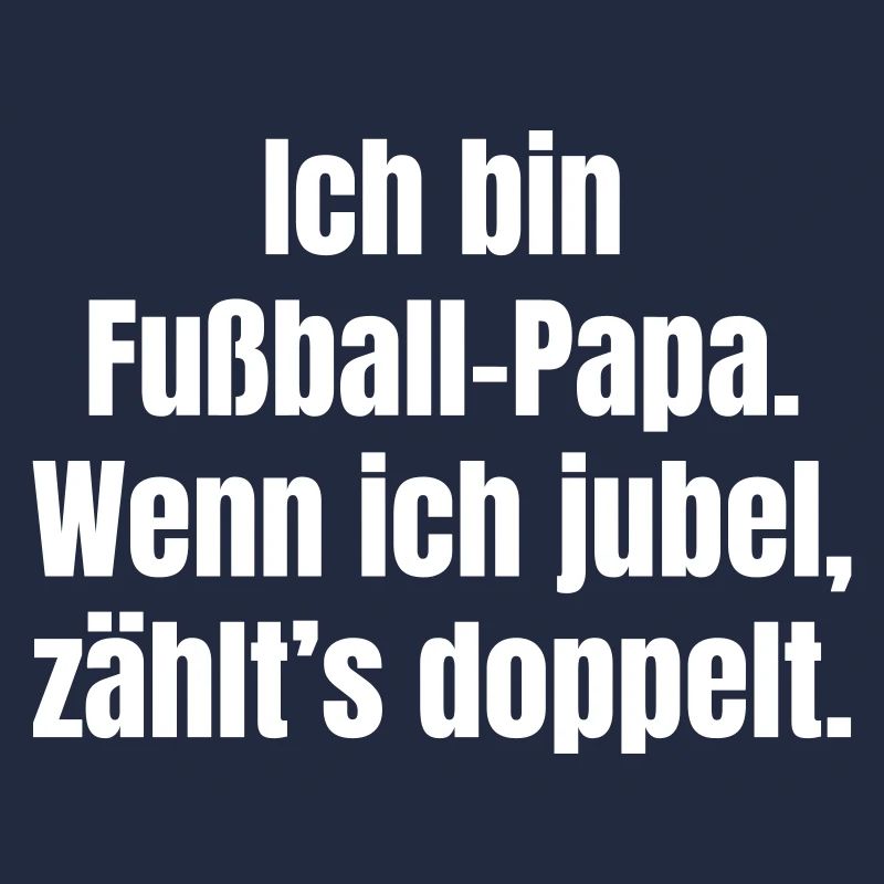 Football: Dad's cheering counts twice