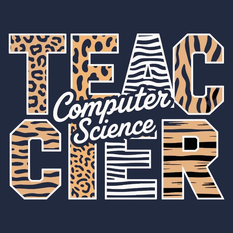 Professeur d’informatique Animal Pattern Style