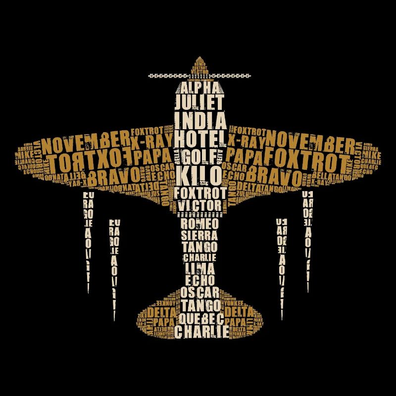 Phonetic Alphabet Pilot Aviation Shirt