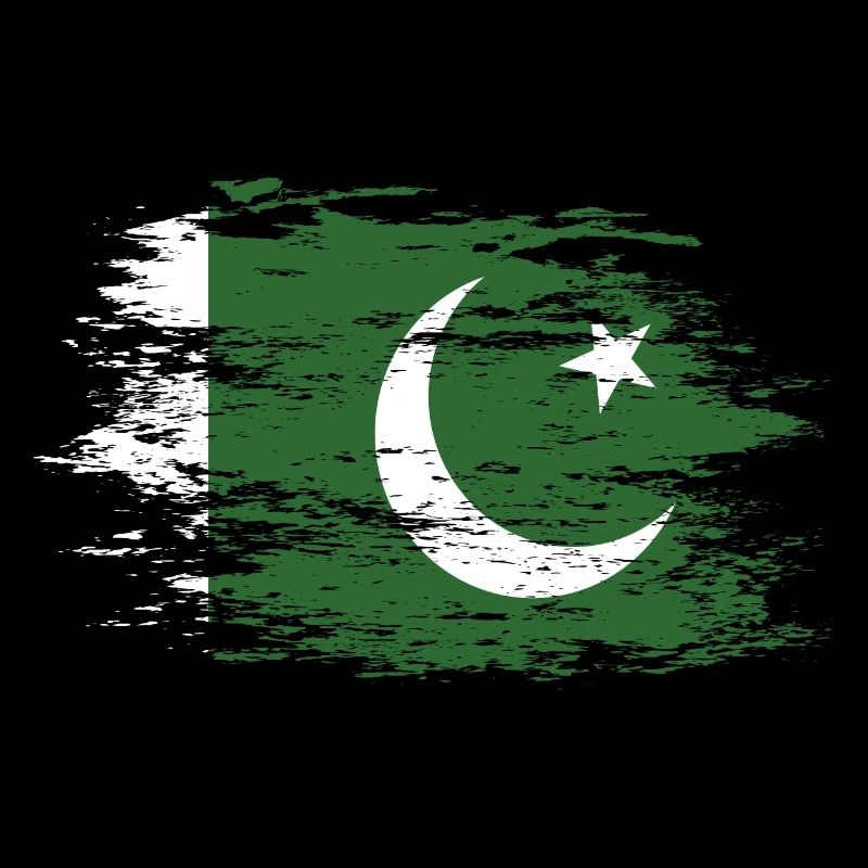 Pakistan Flagge used