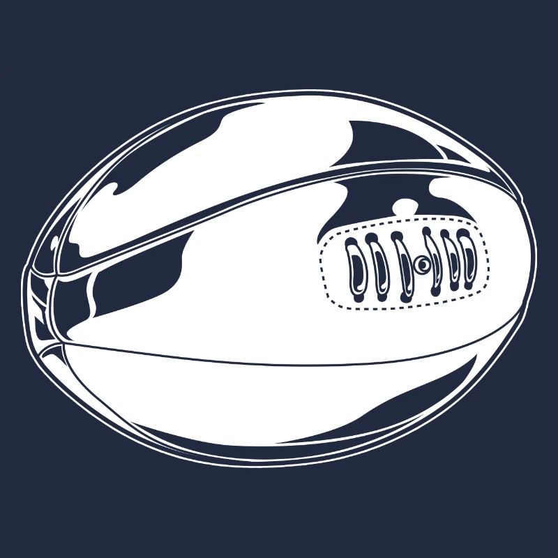 Rugby Ball Drawing