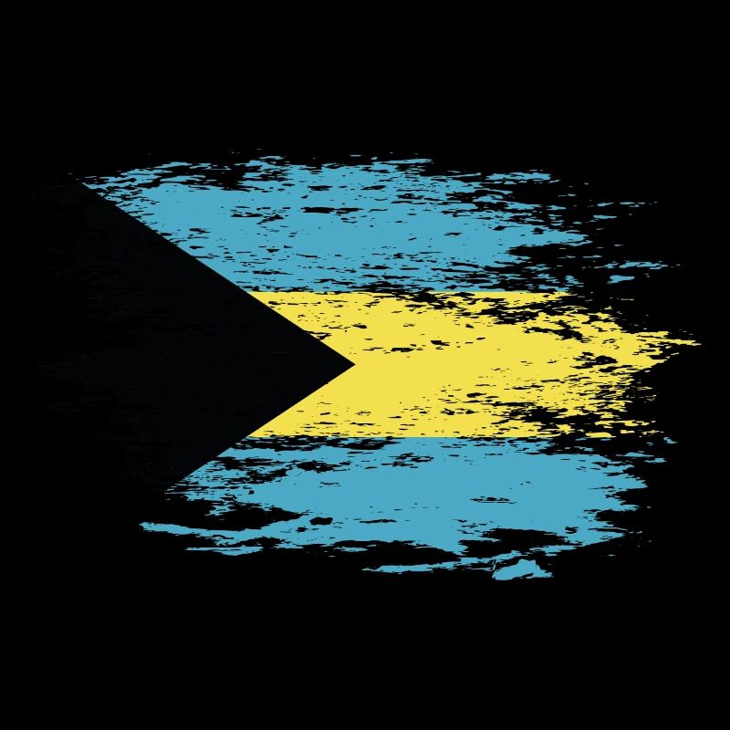 Drapeau des Bahamas utilisé