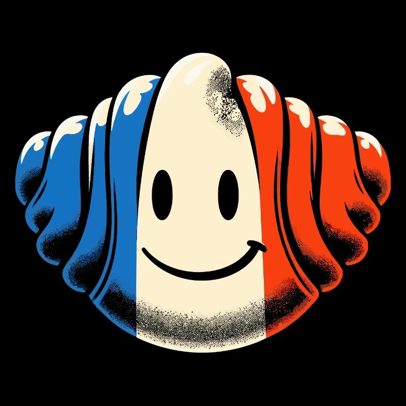 Français Croissant Art - cadeau drôle