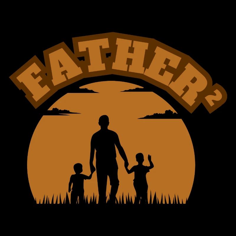 Father² 2 Children Brown