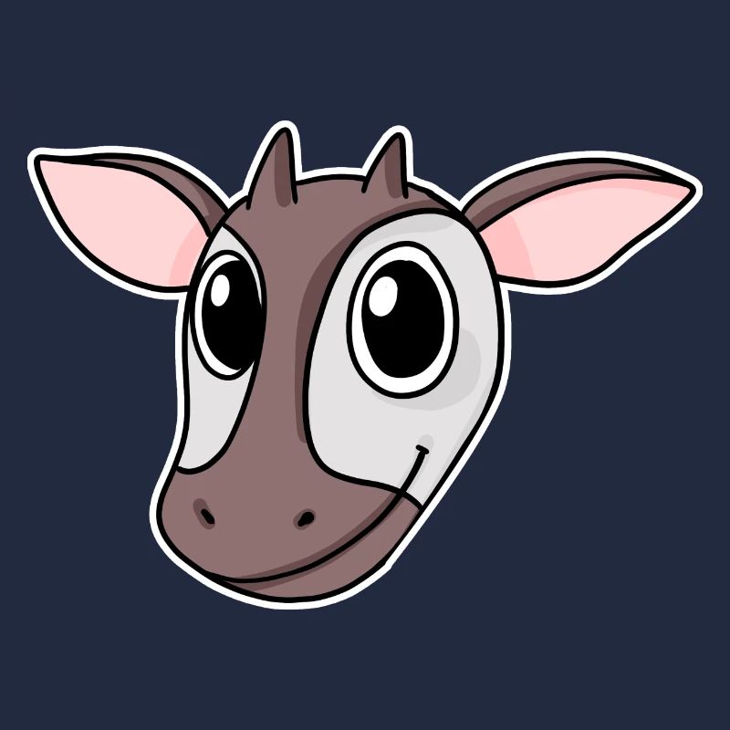 Okapi Forest Giraffe Head Motif Animal
