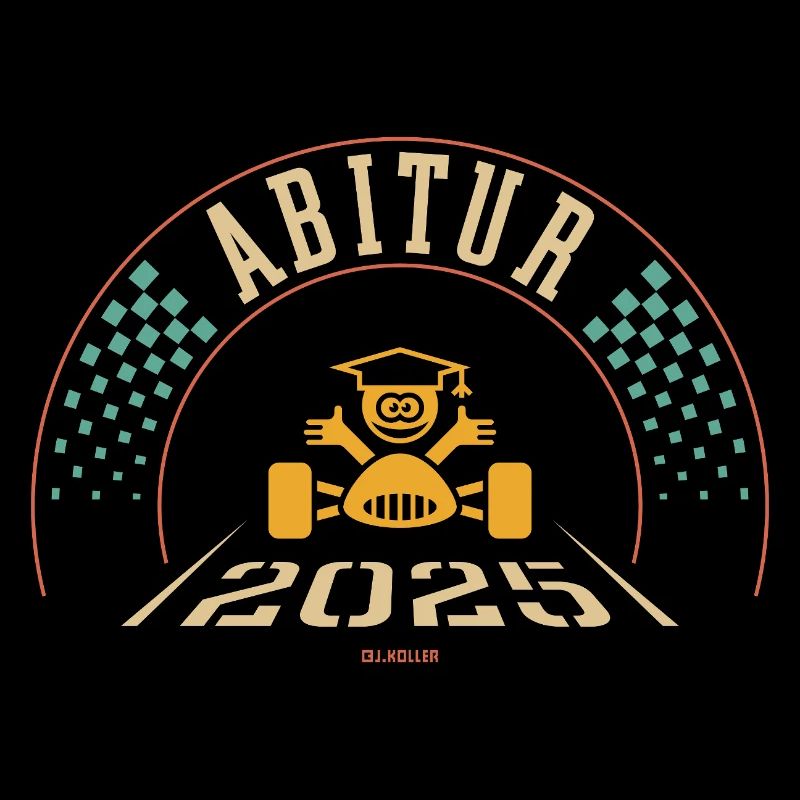 Abitur 2025 (Abiturient / Abi / Zieleinfahrt / 4C)