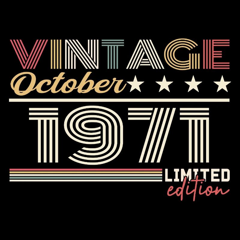 Octobre 1971 rétro anniversaire 1971 Octobre 1971 