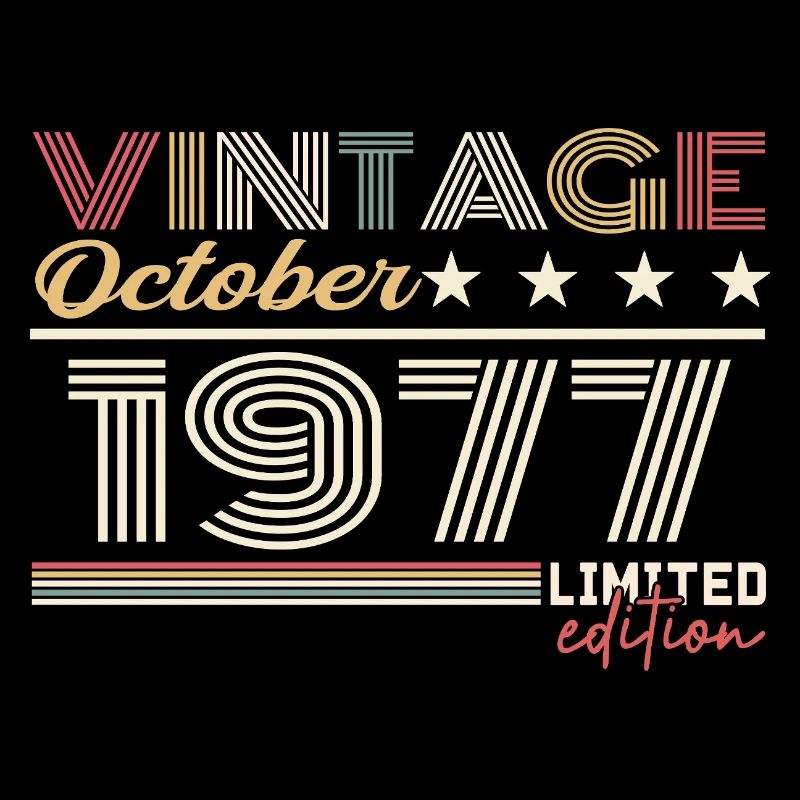 Octobre 1977 rétro anniversaire 1977 Octobre 1977 