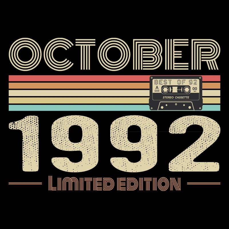 Geburtstag Oktober 1992