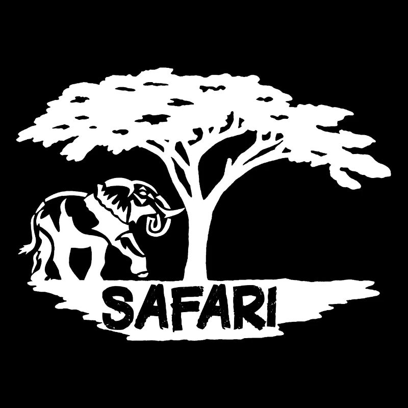 Safari et éléphant blanc