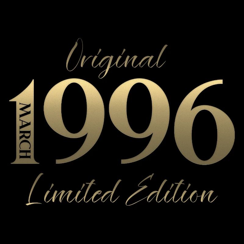 30. Geburtstag Geschenk Mann Frau März 1996