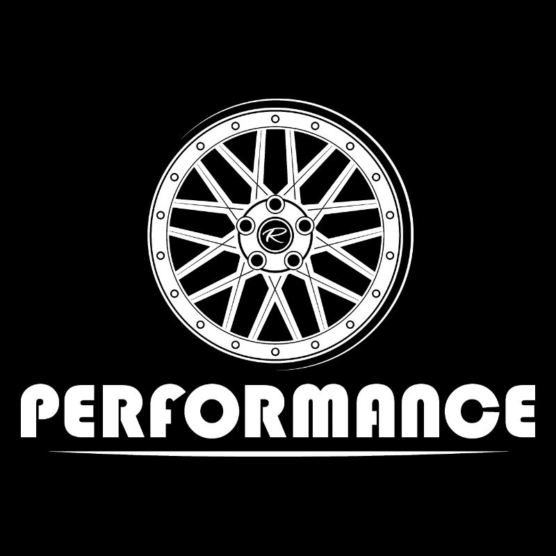 Symbole de performance Réglage de l’icône du logo de la jante