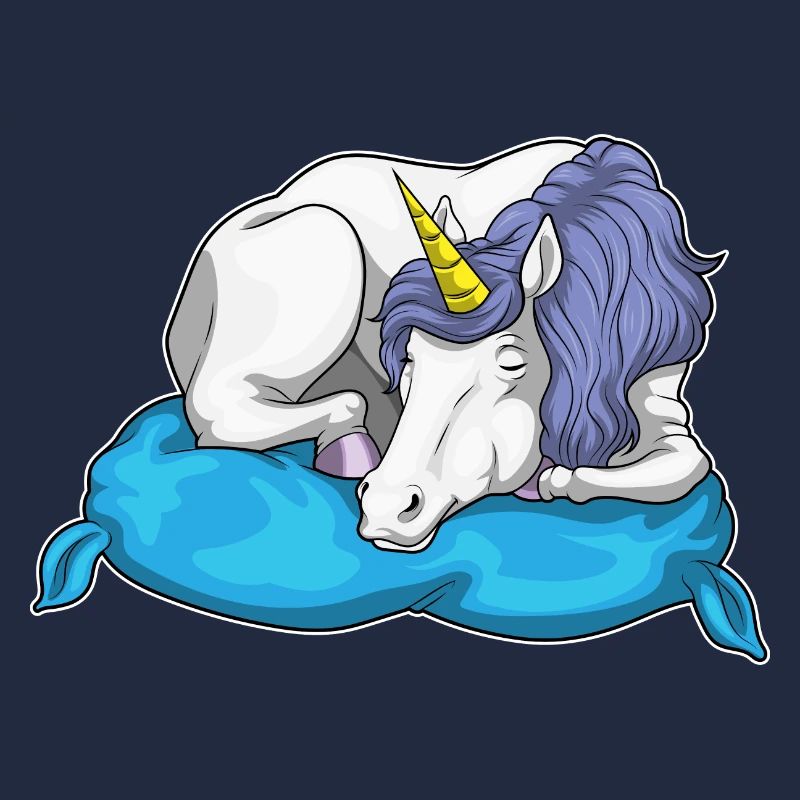 Oreiller de couchage Licorne