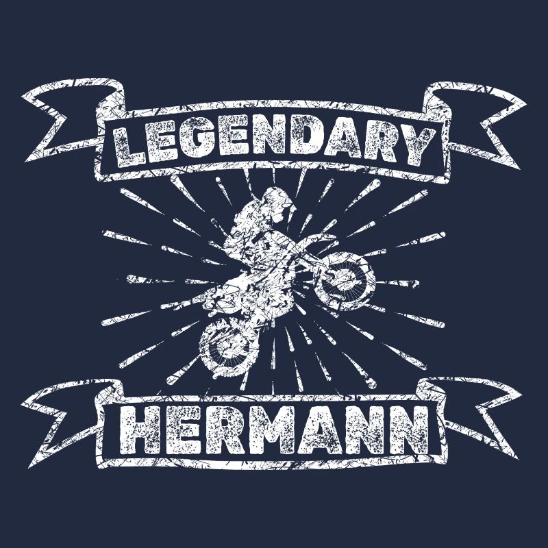 Hermann en moto