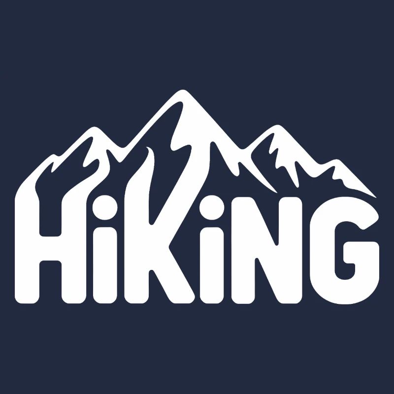Typographie de randonnée - Hiking Design