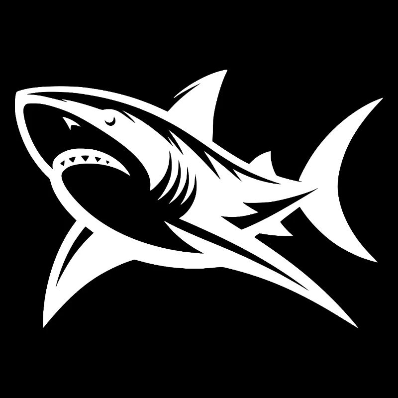 Sourire est difficile avec autant de blagues sur les dents sur le requin