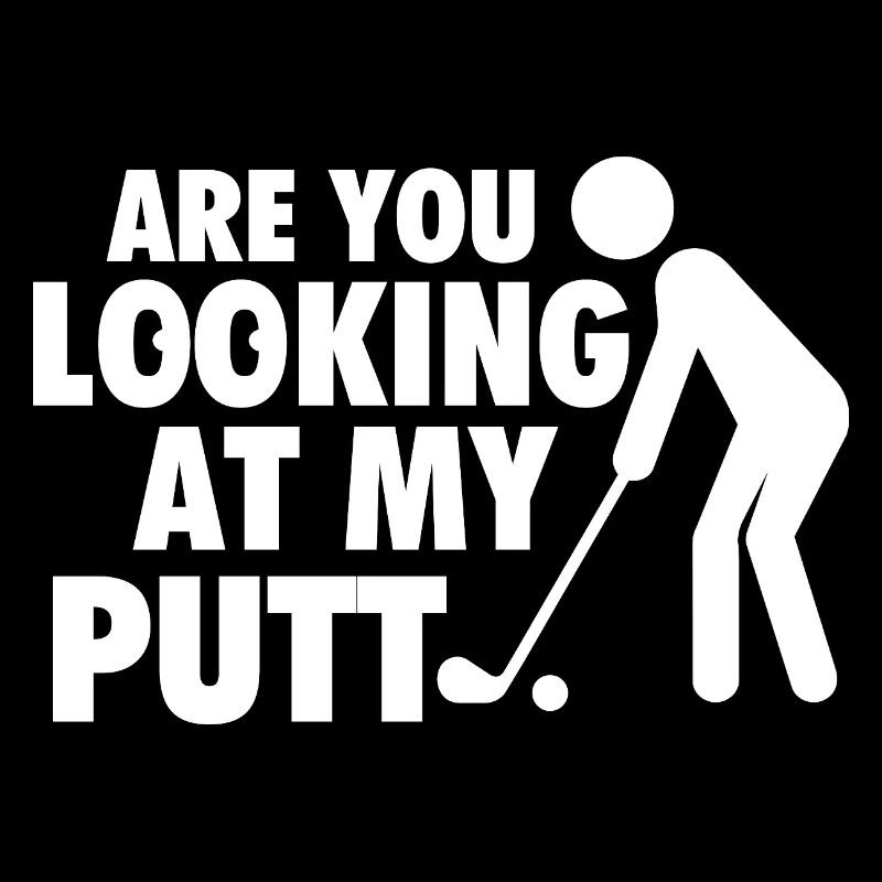 Tu regardes mon humour de golf au putt