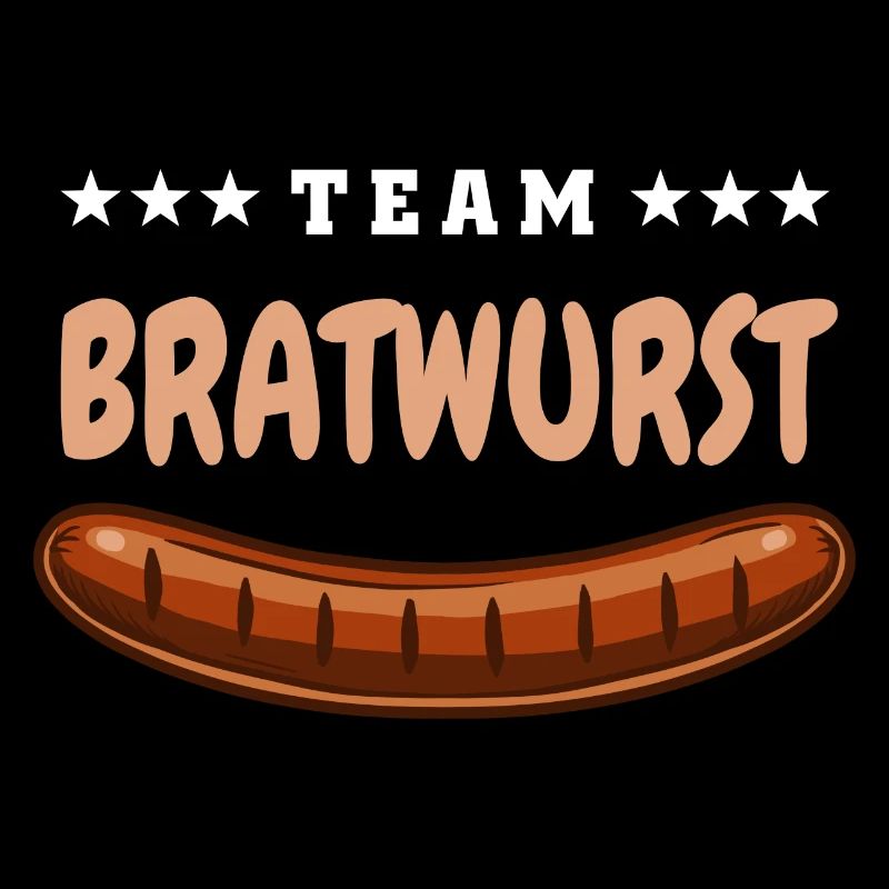Team Bratwurst - Grill Fan - Grillen Wurst