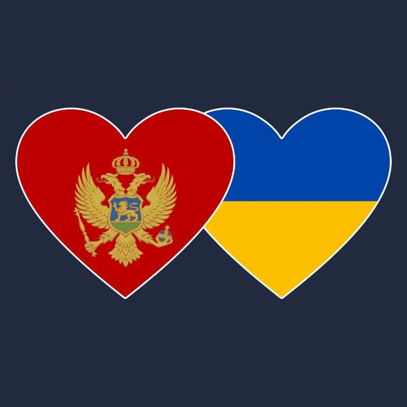 Monténégro Drapeau de l’Ukraine