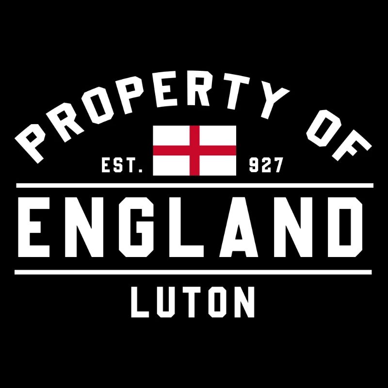 Luton-Emblem mit England-Motiv