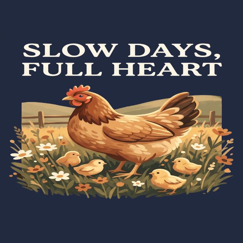 Langsame Tage, Full Heart Chickens Cottagecore-Farm