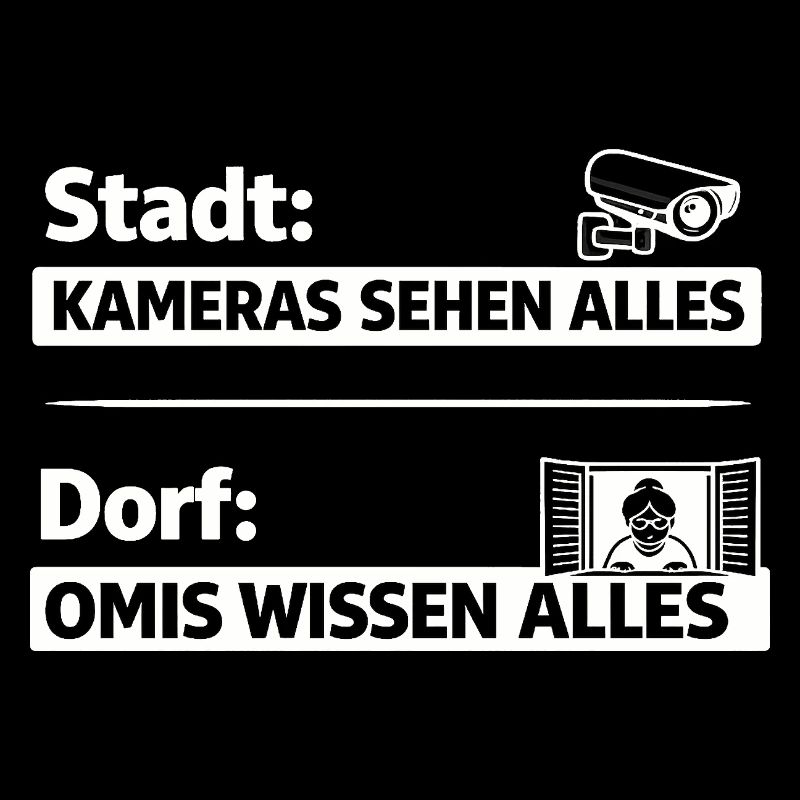 Dorf vs Stadt: Omas sehen alles