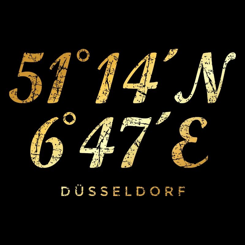 Düsseldorfer Koordinaten von Düsseldorf