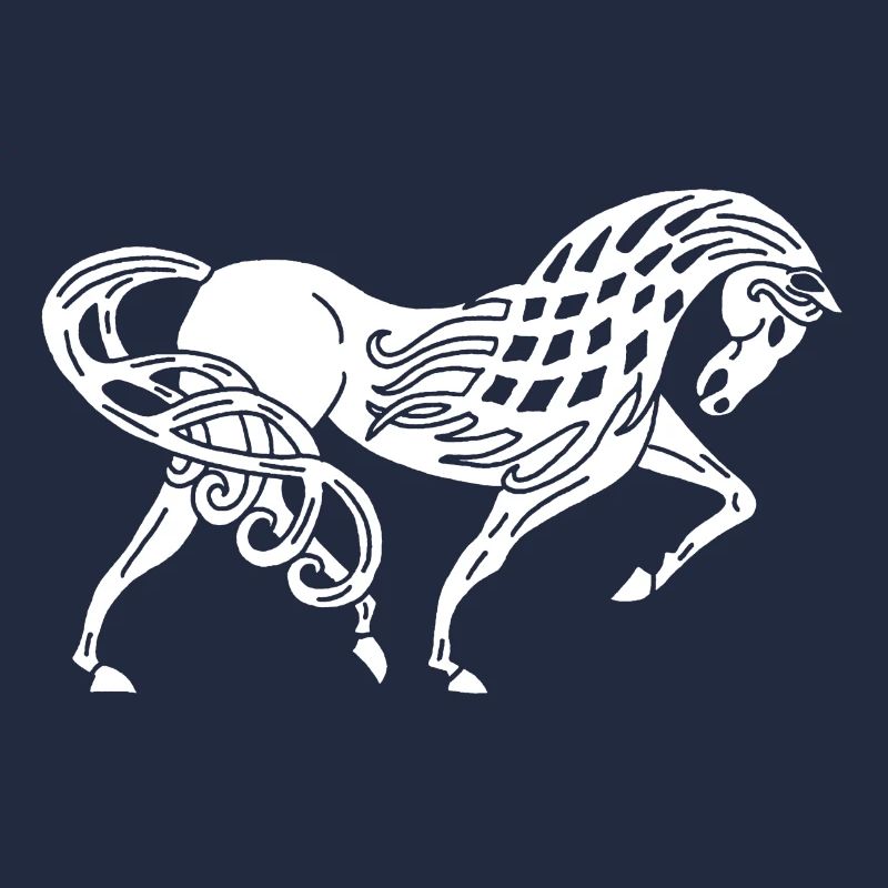 Cheval blanc celte