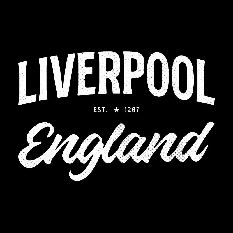 Style d’écriture Liverpool vintage
