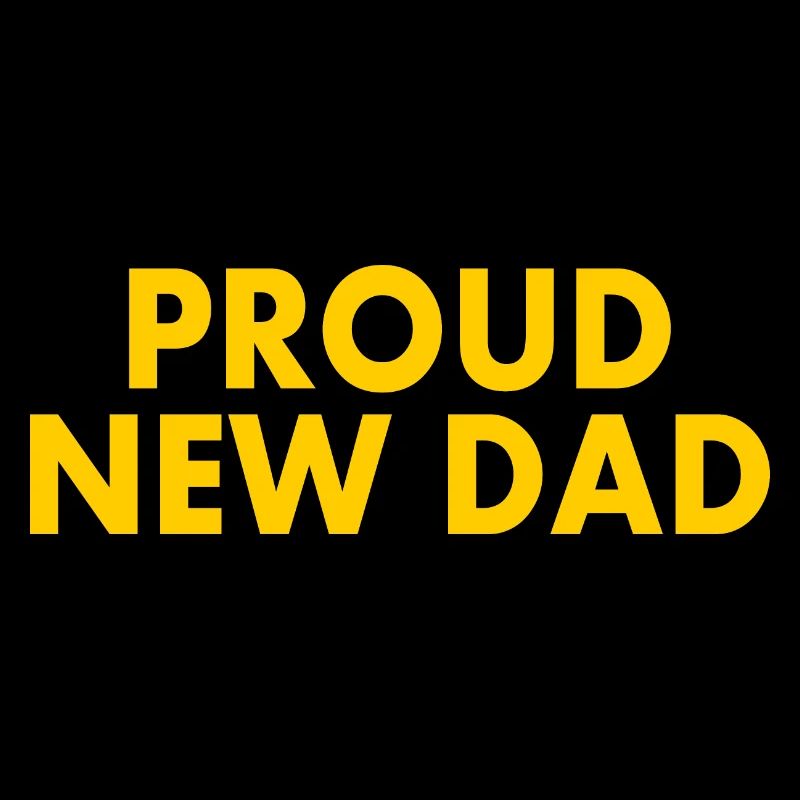 Proud new dad